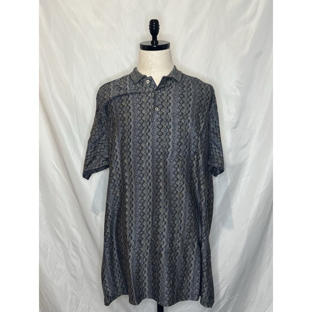 Vira Club Men's 4XB Big & Tall Polo Shirt 100% Double Mercerized Italian Cotton